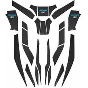 Resim Kanuni Seha 150 2022 - 2024 Uyumlu 24 Parça Tank Pad Set 003 Çok Renkli 