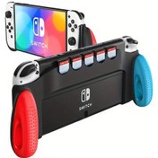 Resim Cloud011 Nintendo Switch/oled İçin 1 Adet Ergonomik Kılıf 5 Oyun Kartı Yuvası Hafif 