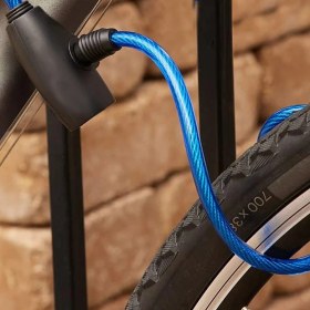 Resim Autolock Çelik Halatlı Bisiklet-Scooter-Bebek Arabası Kilidi - (Yedek Anahtarlı) 