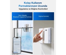 Resim Ecovacs , Yüksek Katlarda Oturanlar ve Ulaşılması Zor Camlar Için Winbot Mini Cam Silme Robotu 