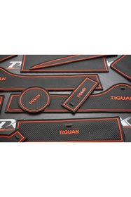 Resim Volkswagen Tiguan Dk Tuning Volkswagen Vw Tiguan Mk1 2007-2017 Araç Içi Silikon Kaymaz Ped Kaplama Seti 