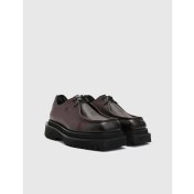 Resim İLVİ Reus Hakiki Floter Deri Erkek Bordo Oxford Ayakkabı 