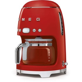 Resim Esmo Home Smeg DCF02RDEU Filtre Kahve Makinesi 50’s Style - Kırmızı 
