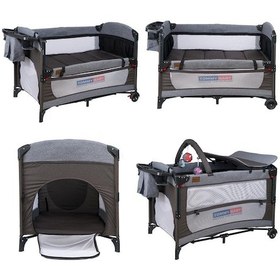 Resim TommyBaby Tedy Anne Yanı Oyun Parkı Beşik 70 x 110 CM 