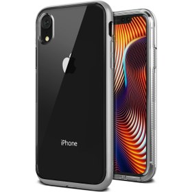 Resim VRS iPhone XR Crystal Bumper Kılıf Steel Silver 