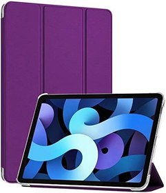 Resim Microsonic Apple iPad Pro 11 2024 Kılıf (A2836-A2837) Slim Translucent Back Smart Cover Mor [iPad Pro 11 2024 ile Uyumlu Kılıf - Mor] 