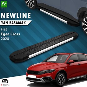 Resim S-Dizayn Fiat Egea Cross NewLine Krom Yan Basamak 183 Cm 2020 Üzeri A+ Kalite 