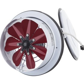 Resim PKA-160 KA Kapaklı ve Flanşlı Aksiyal Aspiratör 