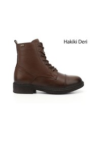 Resim Gönderi(R) Gönderi R Kadın Kahve Floter Fermuarlı Hakiki Deri Postal Bot Dkzb61342411 Kahve 
