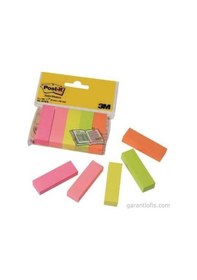 Resim Post-it 670/5 Not Sayfa İşareti 5 Neon Renk 