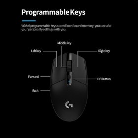 Resim Diğer Logitech G304 Lightspeed Kablosuz Oyun Mouse, Yeni Tasarım G304 Lightspeed 