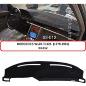 Resim MERCEDES -BENZ W126/C126 (1979-1991) TORPİDO KORUMASI / HALISI / ÖRTÜSÜ / KILIFI 