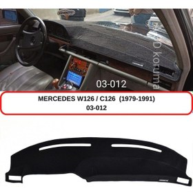 Resim MERCEDES -BENZ W126/C126 (1979-1991) TORPİDO KORUMASI / HALISI / ÖRTÜSÜ / KILIFI 
