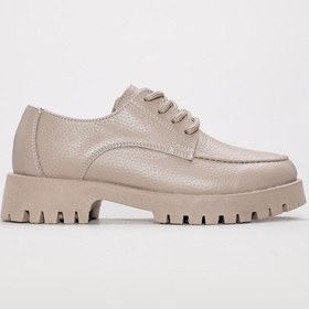 Resim Hakiki Deri Kadın Casual Ayakkabı 581za2841 Vizon 