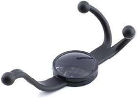 Resim Badem10 Boncuk Askı Dolap Askılık Askılığı Banyo Mutfak Askısı Duvar Kapı Elbise Kıyafet Vestiyer Siyah 