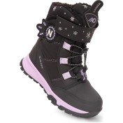 Resim Kaptan Junior Kız Çocuk Kürklü Kar Cırtlı Bot Pndrk 650 Siyah 