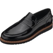 Resim Costo Shoes AYL1112 Siyah Rugan Termo Taban 4 Mevsim Büyük Numara Üst Kalite Erkek Ayakkabısı 