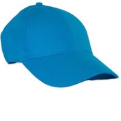 Resim salarticaret Unisex Mavi Şapka Spor Arkası Cırtlı Ayarlanabilir Şapka 55-60 Cm 