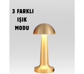 Resim Argesco Mühendislik Taşınabilir Dokunmatik LED Lamba – Sıcak & Soğuk Işık Ayarı 