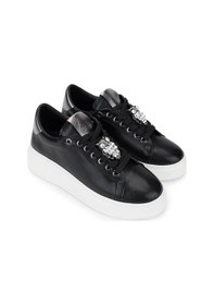 Resim Tamer Tanca Kadın Vegan Siyah Sneakers & Spor Ayakkabı 1009 116 Bn Ayk Y25 Syh Cılt/ant Siyah 
