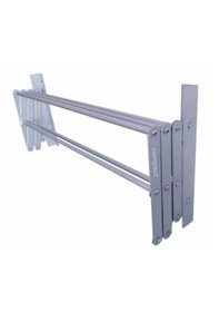 Resim Compact Çamaşırlık 40 Cm 5 Askılı Duvara Monte Akordiyon Tipi Gri 