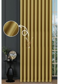 Resim Blackout Fon Perde V-2017 Yağ Yeşili Yağ Yeşili 