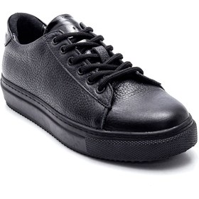 Resim Kadın Deri Sneaker 