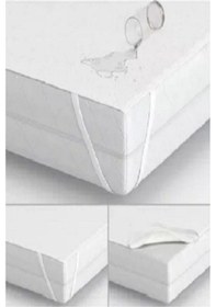 Resim Bebesi 100x200 Cm Tek Kişilik Yatak Alezi Sıvı Su Geçirmez Micro Kumaş Beyaz 