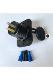 Resim TRAKMATS AUDİ A4 B9 SEDAN 2016 Otomobil ve Marine Uygun 9-30V Type-C PD ve USB Soket 