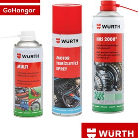 Resim Würth Araç Teknik Bakım Seti - 3'lü Oto Bakım Seti 