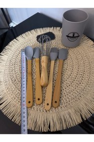 Resim Santara ACAR MİNİ HANDY 5 PARÇA KUTULU SLİKON PASTA SETİ 