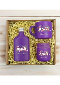 Resim Bk Gift Kişiye Özel İsimli Dtf Anne Temalı Mor Kahve Fincanı & Kolonya & Mum Hediye Seti-1, Anneye Hediye, Anneler Günü Hediyesi Kobitmeyencom30969 Bk 