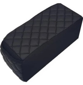 Resim Tegin Toyota Rav4 2006-2012 Kolçak Kol Dayama Üniversal Siyah Deri Siyah Desen Montajsız Cepli 