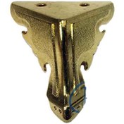 Resim Skygo Kelebek Ahşap, Sunta Sandık Ayağı, Kutu Ayak 3,5 cm - Sarı 