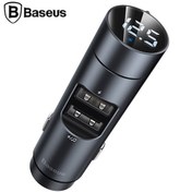 Resim Baseus Energy Column Çift USB FM Transmitter Hızlı Araç Şarjı Baseus