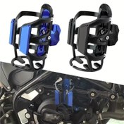 Resim Motorsiklet Bardak Tutacağı, Alüminyum Alaşımlı Su Şişesi Montajı, CNC İşlenmiş, Ayarlanabilir Tutma, Çeşitli Modeller İçin, Motosiklet Aksesuarları 