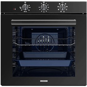 Resim Luxell Siyah 8+1 Programlı 3 Düğmeli Ankastre Fırın (LUXELL.3006TA23CTR25) 
