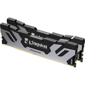 Resim Kingston 32gb Renegade Black 7200mt/s Ddr5 Xmp Kf572c38rsk2-32tr 