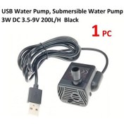 Resim Xuweiwei Usb Water Pump 1pc Sessiz 3w Dc Su Pompası 200l/h Akış Hızı Dayanıklı Abs Gövde Usb Beslemeli 