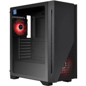 Resim Thermaltake H330 650W Kırmızı Ledli 2x120 MM Fanlı Tempered Glass Bilgisayar Kasası 