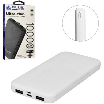 Blue Team Powerbank 10000 Mah 2xusb Mıcro Type-C Girişli Pb-01