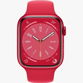 Resim Apple Watch Series 8, 45mm Kırmızı Akıllı Saat 