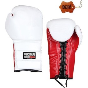 Resim Dosmai Bağcıklı Deri Boks Kick Boks Eldiveni Beyaz El349 Beyaz 