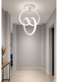 Resim Evora Led Plafonyer Avize Beyaz Işık 