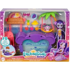 Resim Nessiworld HTW73 Enchantimals Eğlenceli Havuz Partisi Oyun Seti 