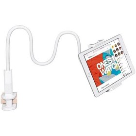 Resim Bix Saiji Datura Is 100cm Akrobat Flexible Ayarlanabilir Telefon Tablet Tutucu Beyaz 