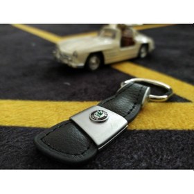 Resim Skoda Auto Logo Deri Metal Anahtarlık Ürün 
