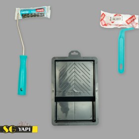 Resim Dekor Hobi Boyacı Kabı+Kadife Rulo 10 Cm+5 cm 