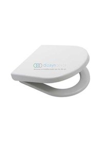 Resim Modern Duroplast Soft Close Klozet Kapağı 