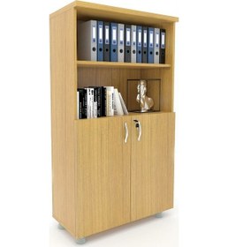 Resim Modüler Dünyası Kapaklı Kitaplık Dosya Dolabı Teak - 80X38X153 (307767170) Teak 
